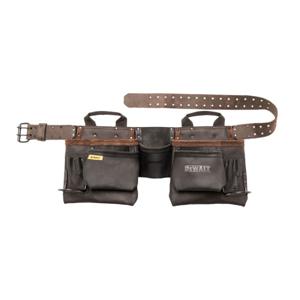 DWST550112 누벅가죽 파우치 세트 11포켓 일체형 공구집 못주머니 작업 툴벨트