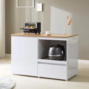 스티그 아일랜드 식탁 광파오븐 렌지대 밥솥 원도어 홈바 테이블 1200