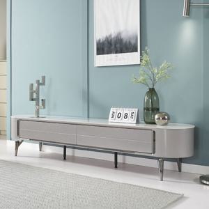 레이브 타원 세라믹 TV 거실장 티비다이 수납장