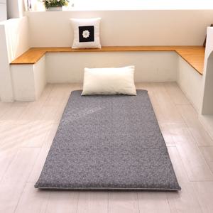 더블싱글 가로90cm 1인용 두툼한 양면누빔 3단접이식 요매트 도트 3color