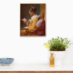 Mb01프라고나르-독서하는 여인/캔버스천 아크릴 메탈프레임그림액자 고전주의명화