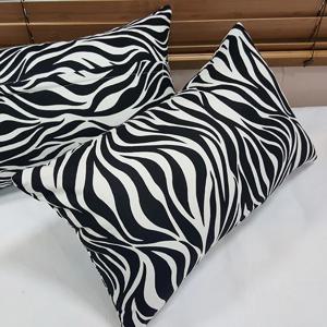 지브라 30x50 솜포함 쿠션 소파쿠션 등받이쿠션 카페쿠션 옥스포드 쿠션 낮잠베개