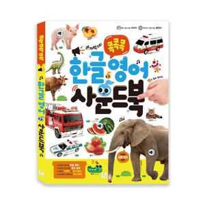 콕콕콕 한글 영어 사운드북 : 동물 탈것 공룡 숫자 알파벳 동요