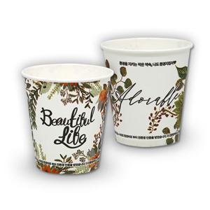 프리미엄급 6.5온스 친환경종이컵 뷰티풀2종세트 1000개