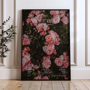 야생화 정원 핑크 모란그림 블루밍 가든 꽃그림 포스터 (리뷰이벤트)