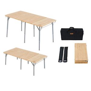 포폴딩 우드테이블 XL 1200 높이조절 캠핑