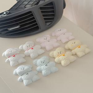 키링 도그 레빗 차량용 석고 방향제  1+1 리필오일 포함 무향 차꾸미기 답례품 선물