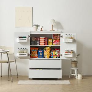 간식 과자 음료 보관 깔끔 다용도 주방 팬트리 수납장 접시 가구 그릇장