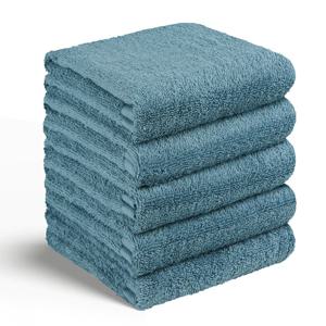 데일리 팔레트 호텔수건 타올 200g 오션블루 5장