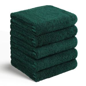 데일리 팔레트 호텔수건 타올 200g 포레스트그린 5장