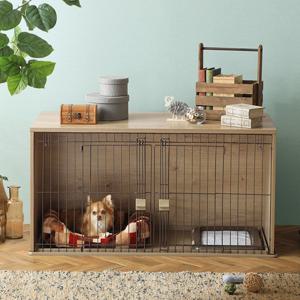 강아지 견사 애견 소형 반려동물 우드 캔넬 케이지 철장 하우스