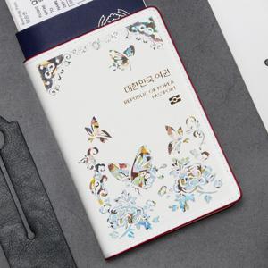 해외여행 화접도 자개 여권케이스 안티스키밍 여권지갑 캐리어 네임택