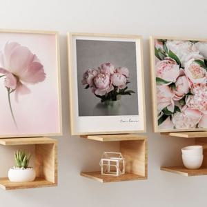 모란 목단 꽃 그림 금전운 액자 인러브모란 부케모란 러브작약 3종 세트