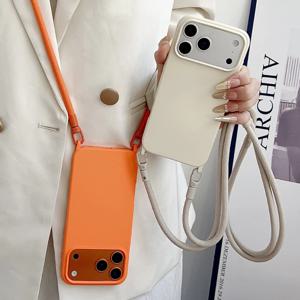 아이폰 17 16 15 14 13 12 프로맥스 프로 플러스 에어 슬림컬러 목걸이 스트랩