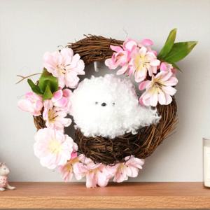 벚꽃과 뱁새 나무 리스 만들기 세트 인테리어소품