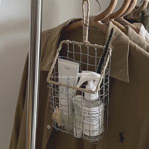 메종 행잉 철제바스켓 걸이형 와이어 수납 바구니