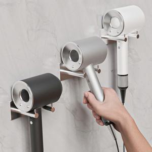 못없이 간편하게 붙이는 3M 강력접착 스텐 드라이기 거치대 코드걸이