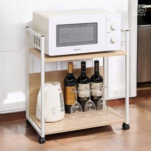 전자레인지 에어프라이어 선반 주방 밥솥 수납장 이동식 부엌 렌지대 다이 원목 전자레인지장