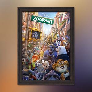 주토피아 직소 퍼즐+액자 세트 디즈니 500피스