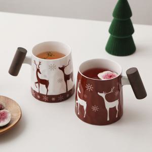 계수나무 머그컵(디어/350ml) 2인세트