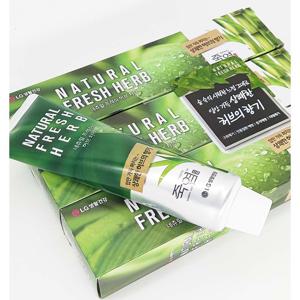 죽염 네츄럴 프레쉬 허브치약 160gx3개 / 구취제거