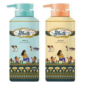 샤워때비누 900ml x 2개 2종중 택1