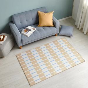 베이지 스퀘어 러그 100x150