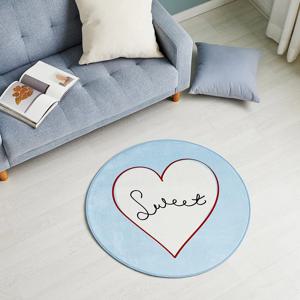 블루 하트 러그 D90