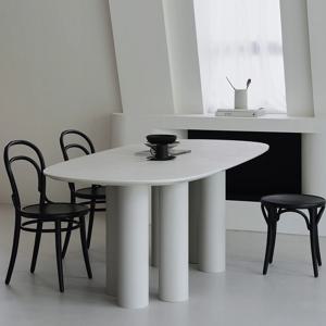 보가 테이블 2100 라운드_머쉬룸베이지