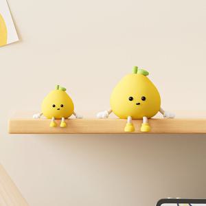 레몽이 사무실 책상꾸미기 모니터 장식인형 데스크테리어 인테리어 소품