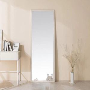 귀여운 강아지 캐릭터 프레임 왜곡없는 전신 거울 오브제 심플 북유럽 매장