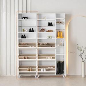 깔끔한 심플 화이트 현관 스윙 도어 키큰 신발장 7단 600 매장 아파트 예쁜