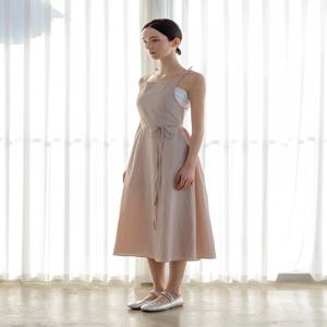 더스티핑크 쉬머링 리본 에이프런 생활방수 앞치마 꽃집 카페 네일샵 미용실 개업 집들이 선물