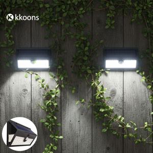모션센서 LED 52구 태양광 정원등 외부 벽등 잔디등 태양열 센서등