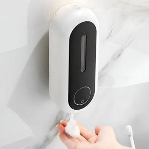 대용량 자동 핸드워시 벽걸이 거품 디스펜서 화이트