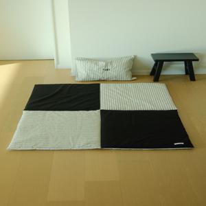 black patchwork 아기이불 아기담요 낮잠이불