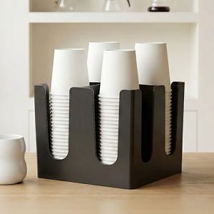 정사각형 4구 스냅빈 종이컵 시럽 디스펜서 호텔 카페 CD110