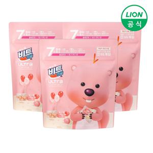 비트 캡슐세제 X 잔망루피 울트라 핑크캔디 55개입 X 3개