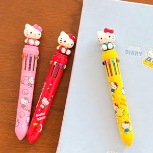 산리오 헬로키티 10색 볼펜 멀티 다색 0.7 펜