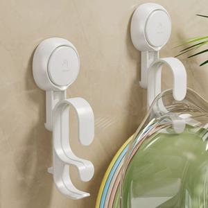 무타공 흡착 푸시형 세숫대야걸이 주방 걸이 아기욕조 거치대