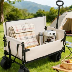 캠핑 웨건 왜건 접이식 카트 폴딩 벤치 오픈형 수레 2color
