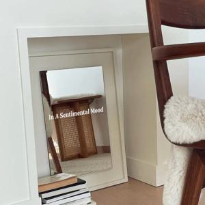 프레임미러 (탁상거울/화장대거울) + 레터링시트 추가