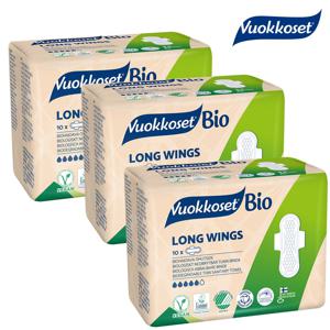 유기농 순면 생리대 롱윙(10P) 3팩