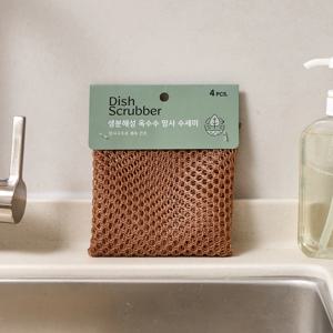 빠른 건조 망사 옥수수 수세미 4p