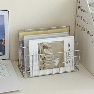 철제 3단 북트레이 스탠드 잡지 책꽂이