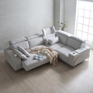 미노 모션소파 전동 리클라이너 5인용 코너형 패브릭 기본형 (콘솔박스 제외)