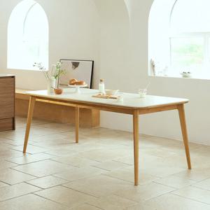 노에뜨 스퀘어 원목 포세린 세라믹 1600 식탁