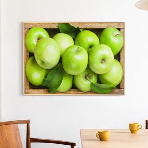 풍수 사과 그림 액자 인테리어 금전운 포스터 액자 - 1. 초록사과상자