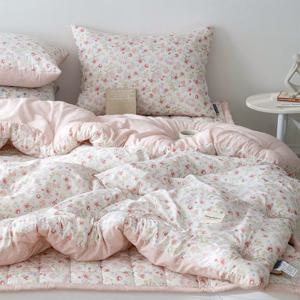 샤프란 마이크로모달 알러지케어 사계절 먼지없는 차렵이불세트 S/Q/K 2Type