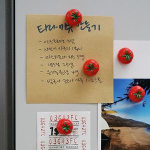 토마토 냉장고 자석 5p 세트 마그넷 마그네틱 메모홀더 오브제 인테리어